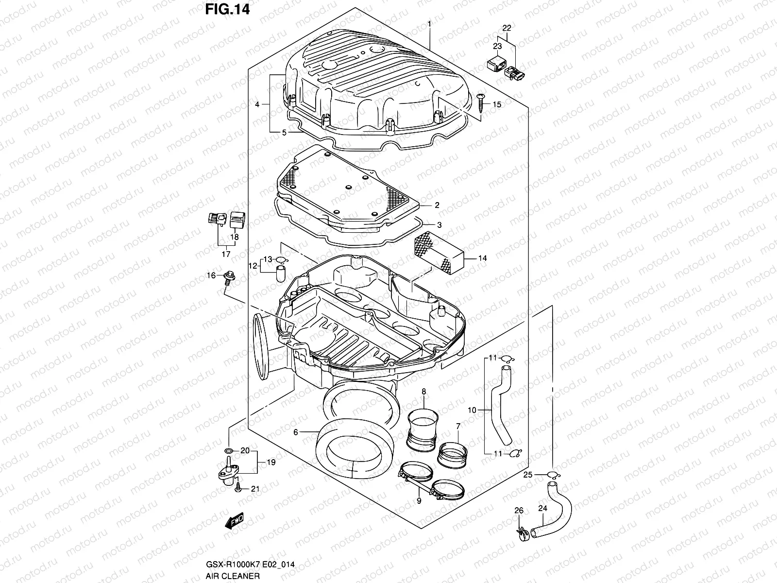 14 - AIR CLEANER
