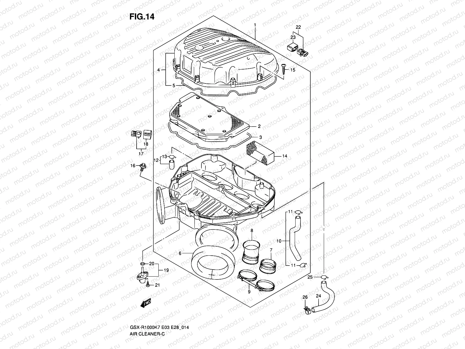 14 - AIR CLEANER