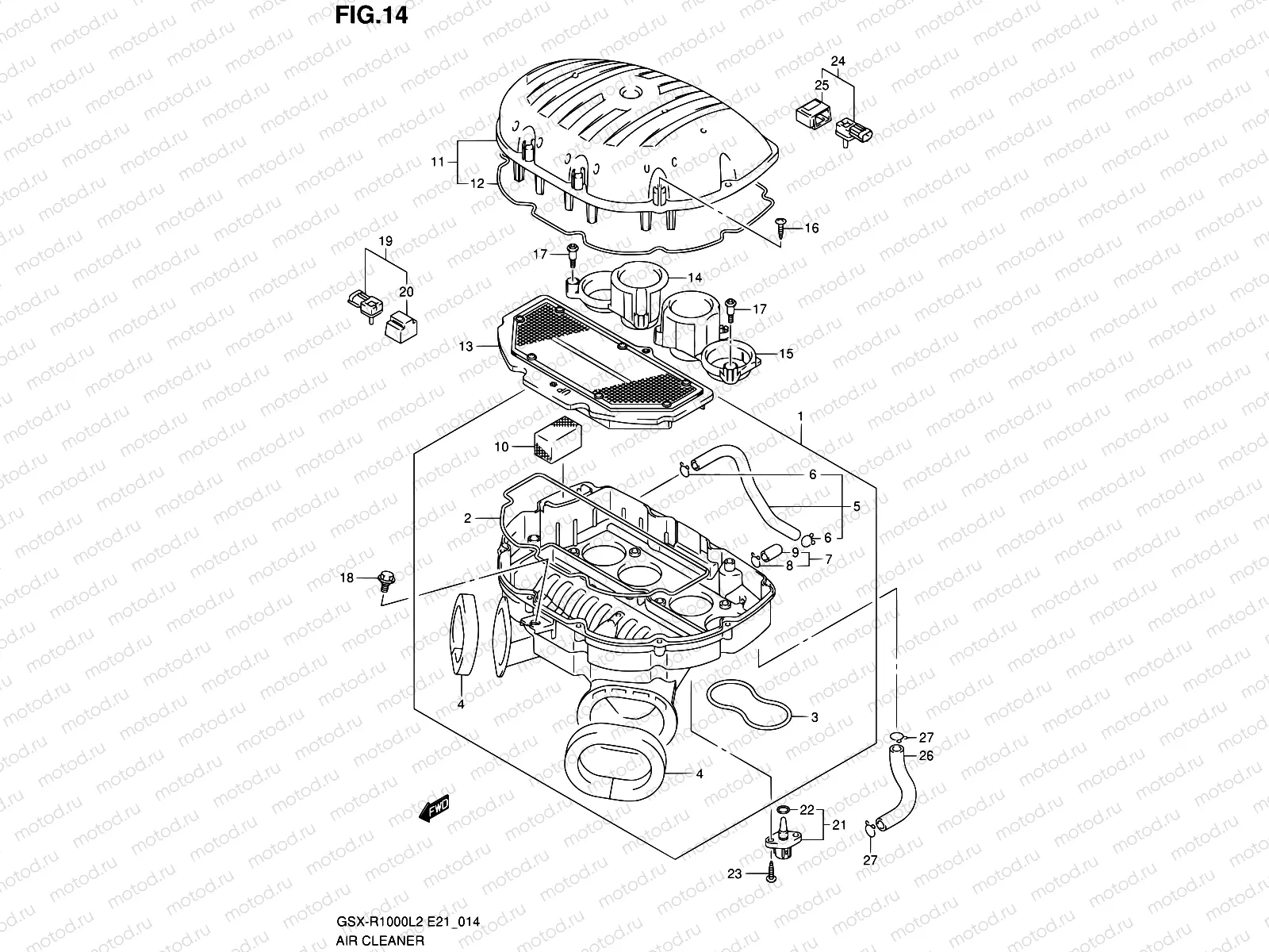 14 - AIR CLEANER