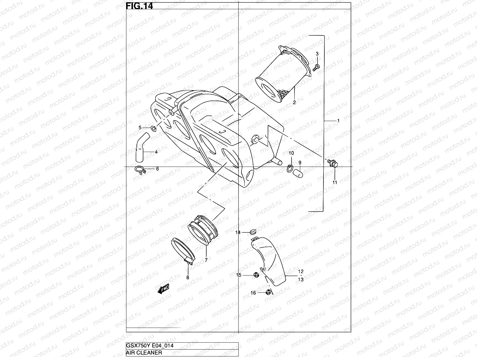 14 - AIR CLEANER