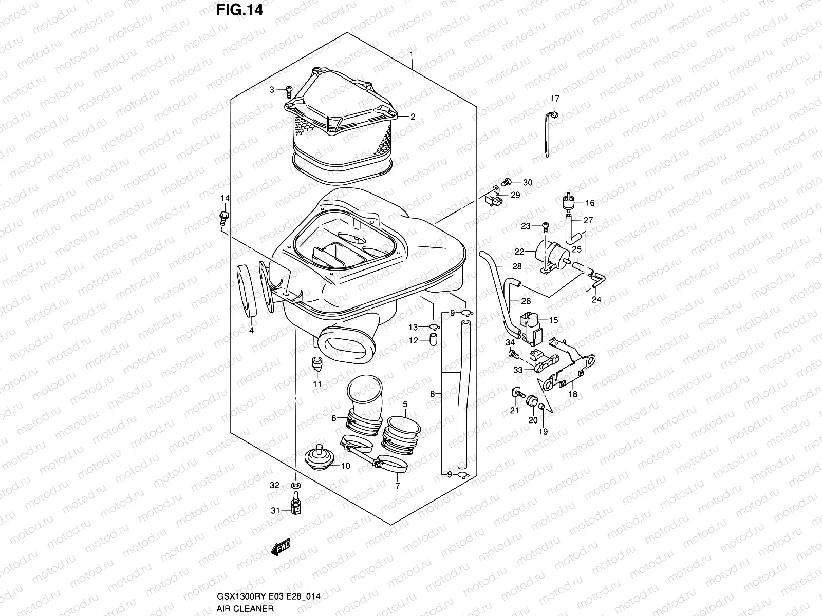 14 - AIR CLEANER