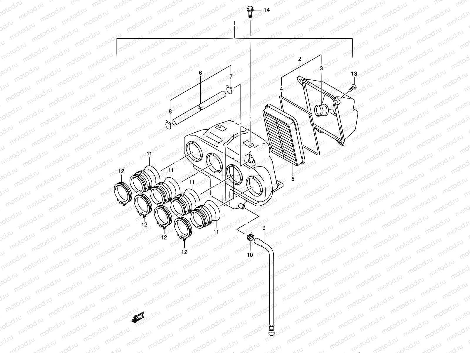 14 - AIR CLEANER