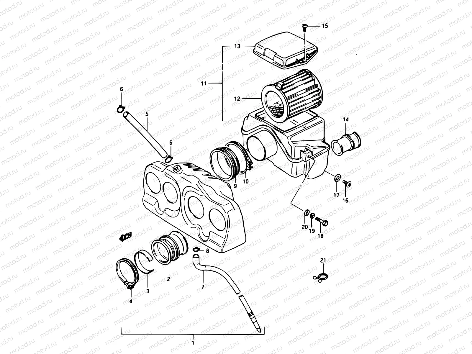 14 - AIR CLEANER
