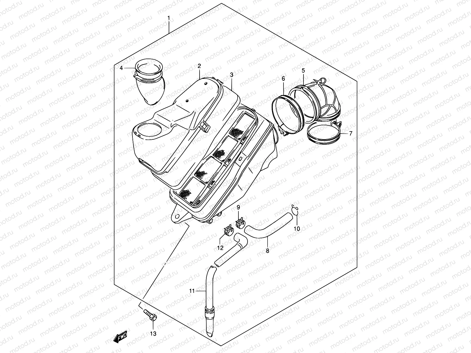 14 - AIR CLEANER (FRONT)