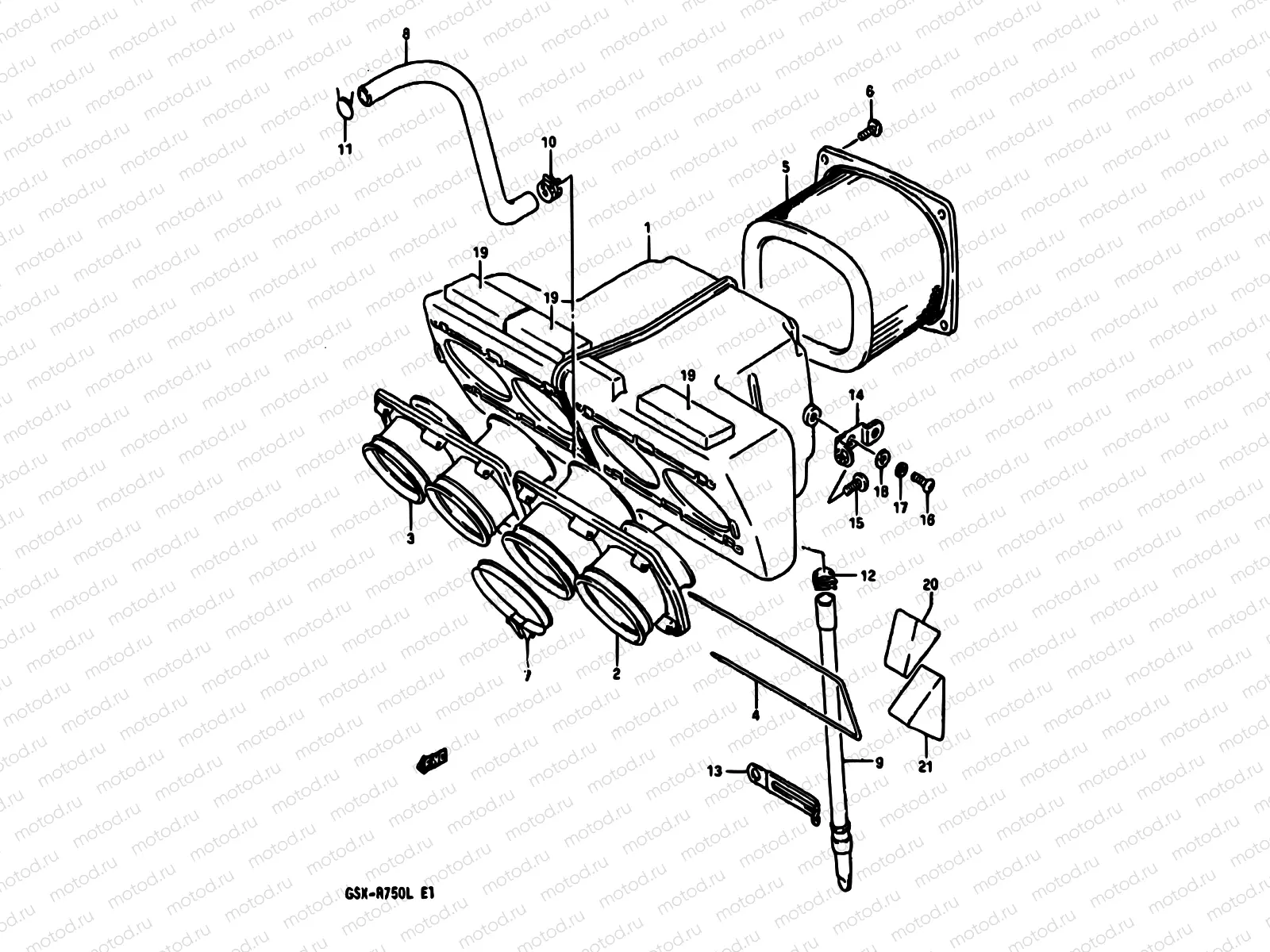 14 - AIR CLEANER (MODEL J/K)