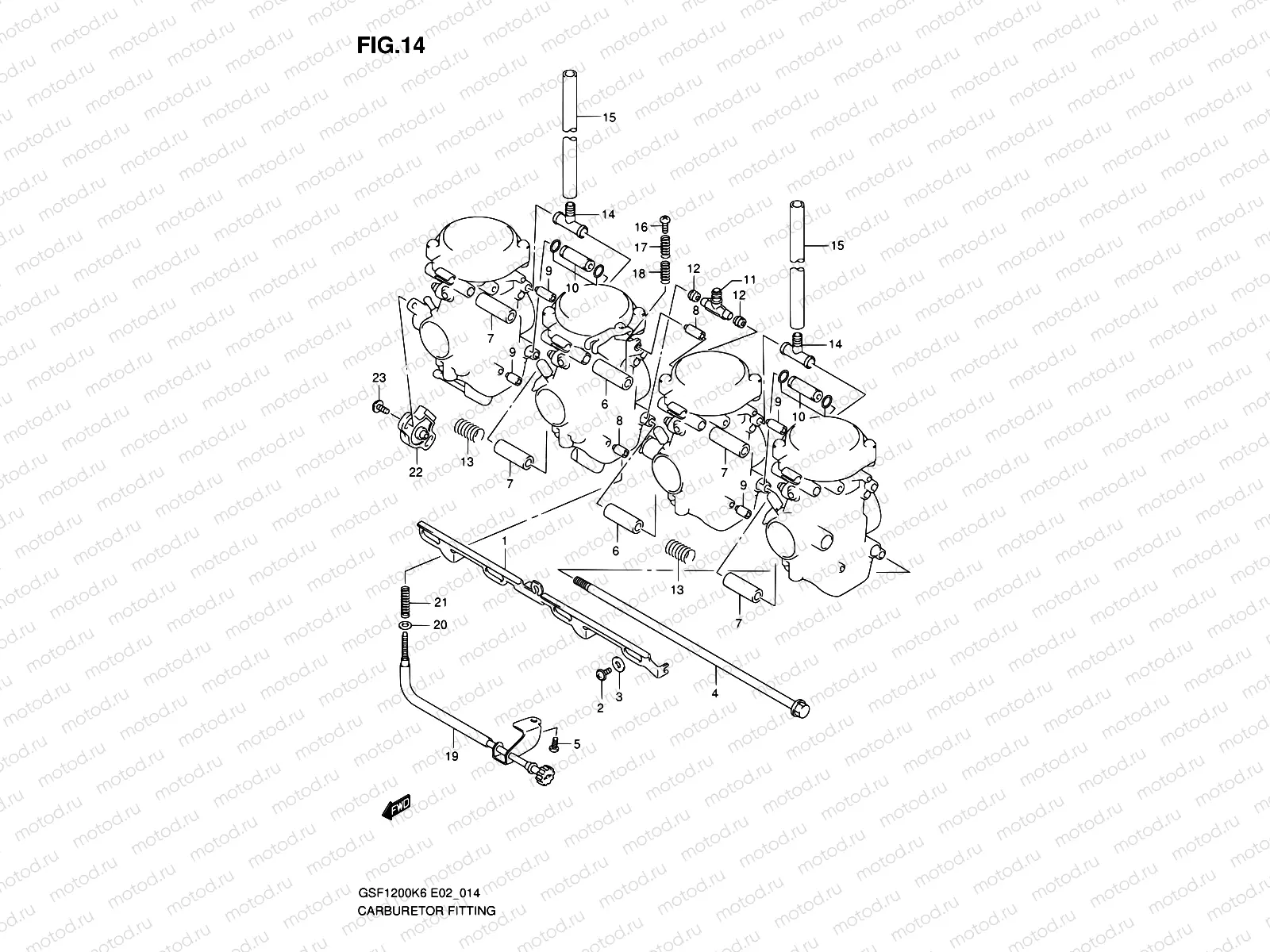 14 - CARBURETOR FITTING