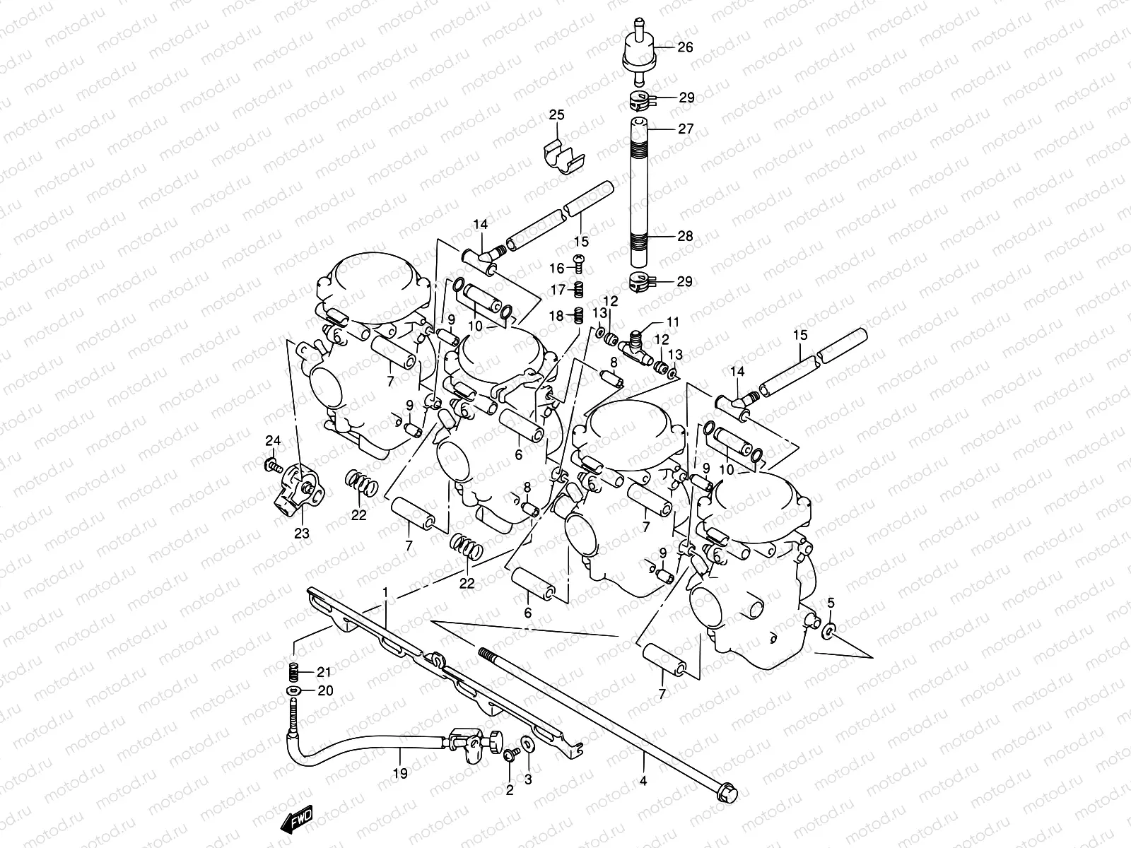14 - CARBURETOR FITTINGS