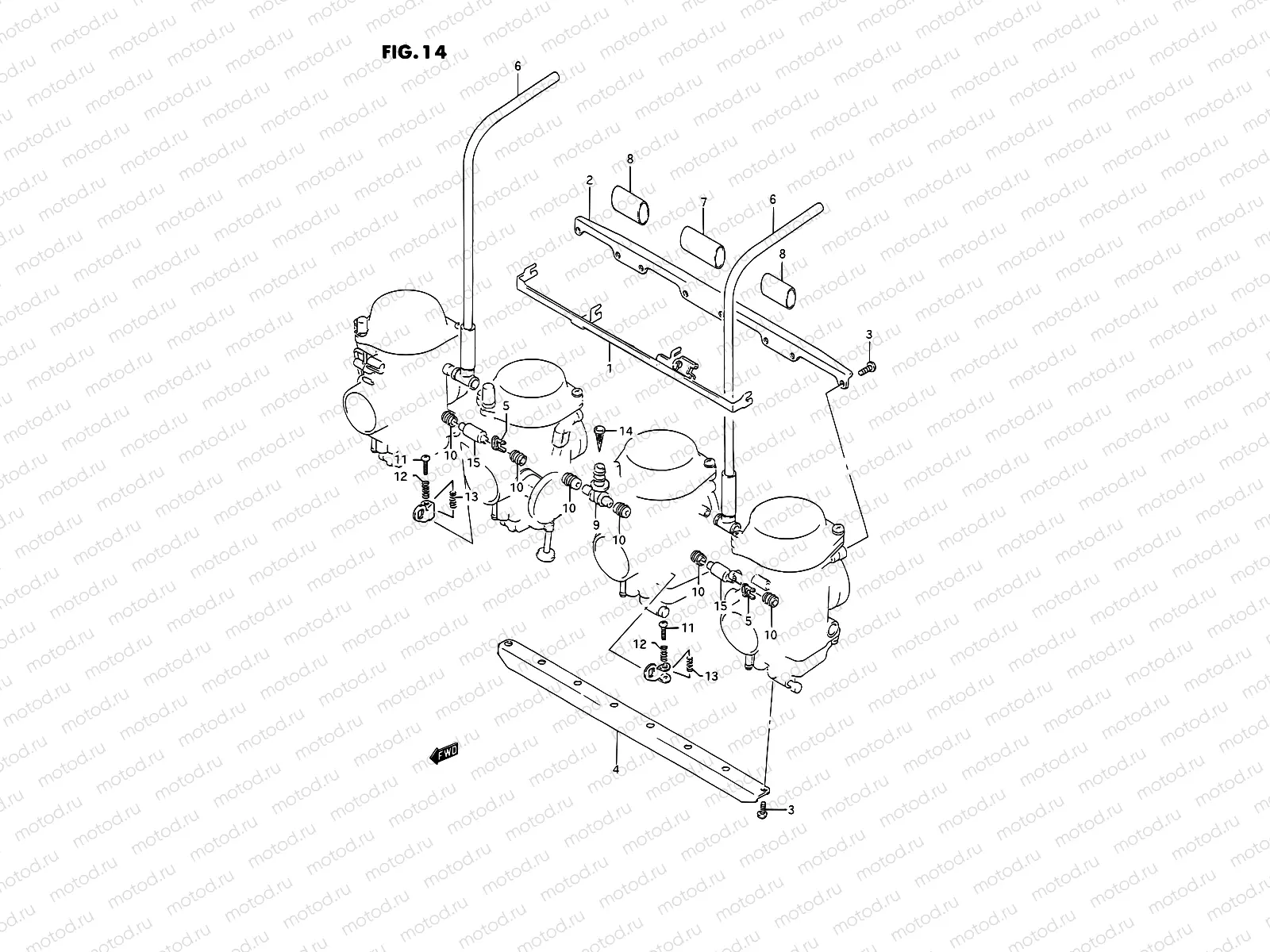 14 - CARBURETOR FITTINGS