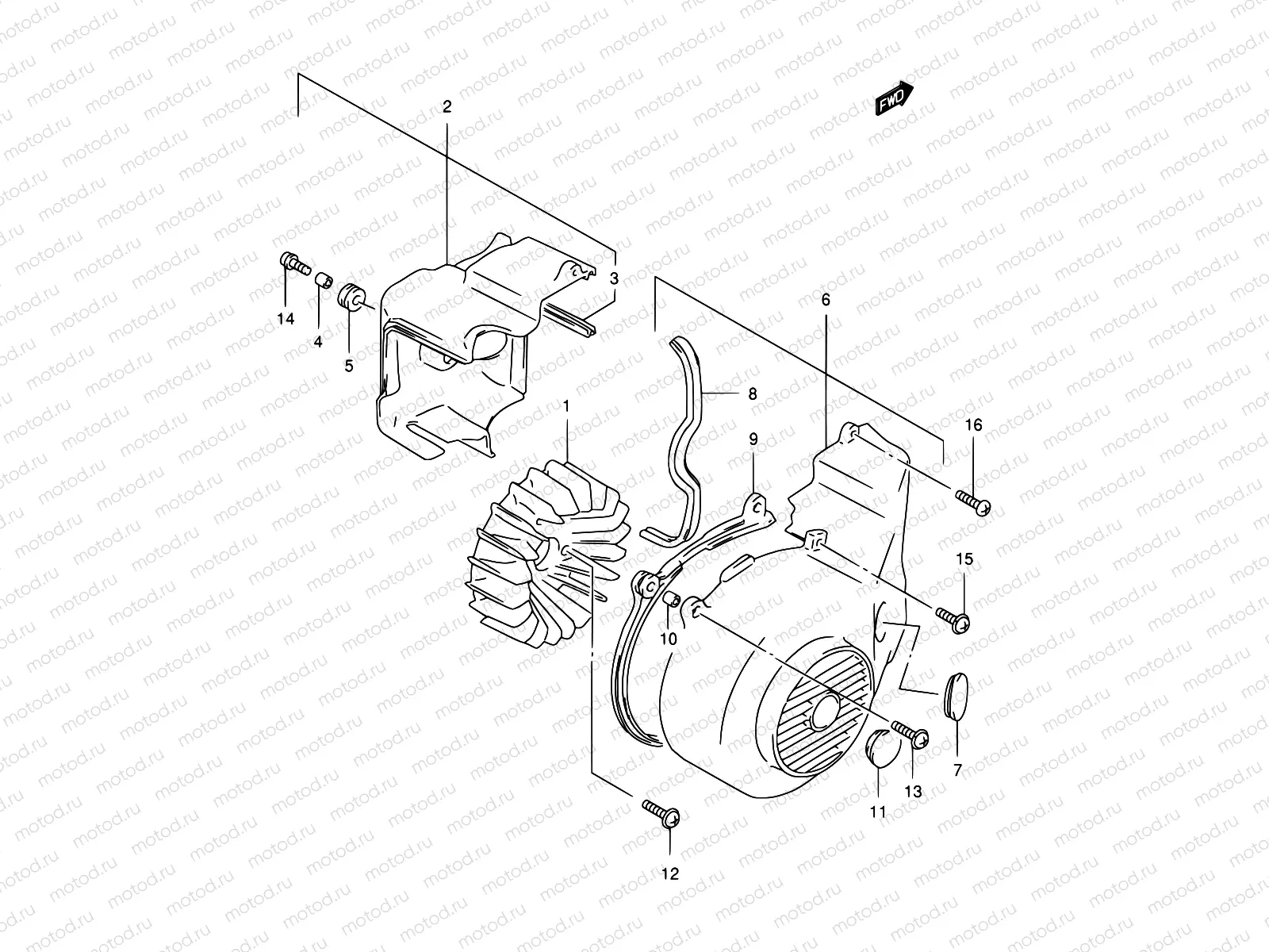 14 - COOLING FAN