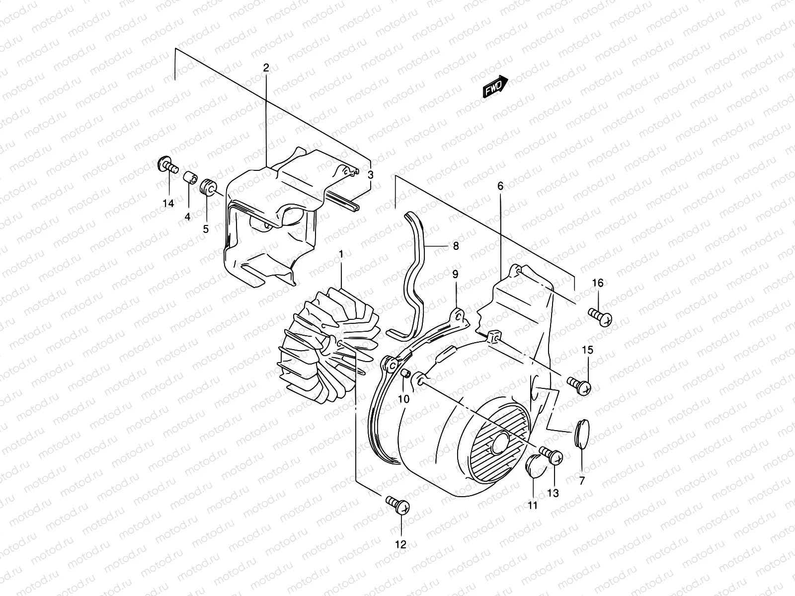 14 - COOLING FAN