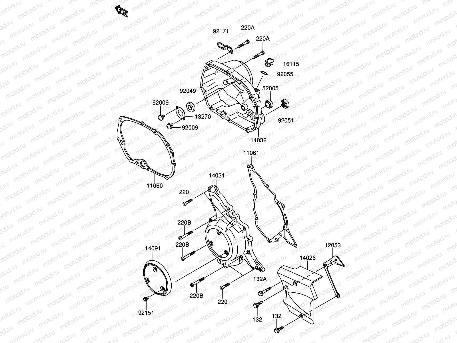 14 - ENGINE COVER