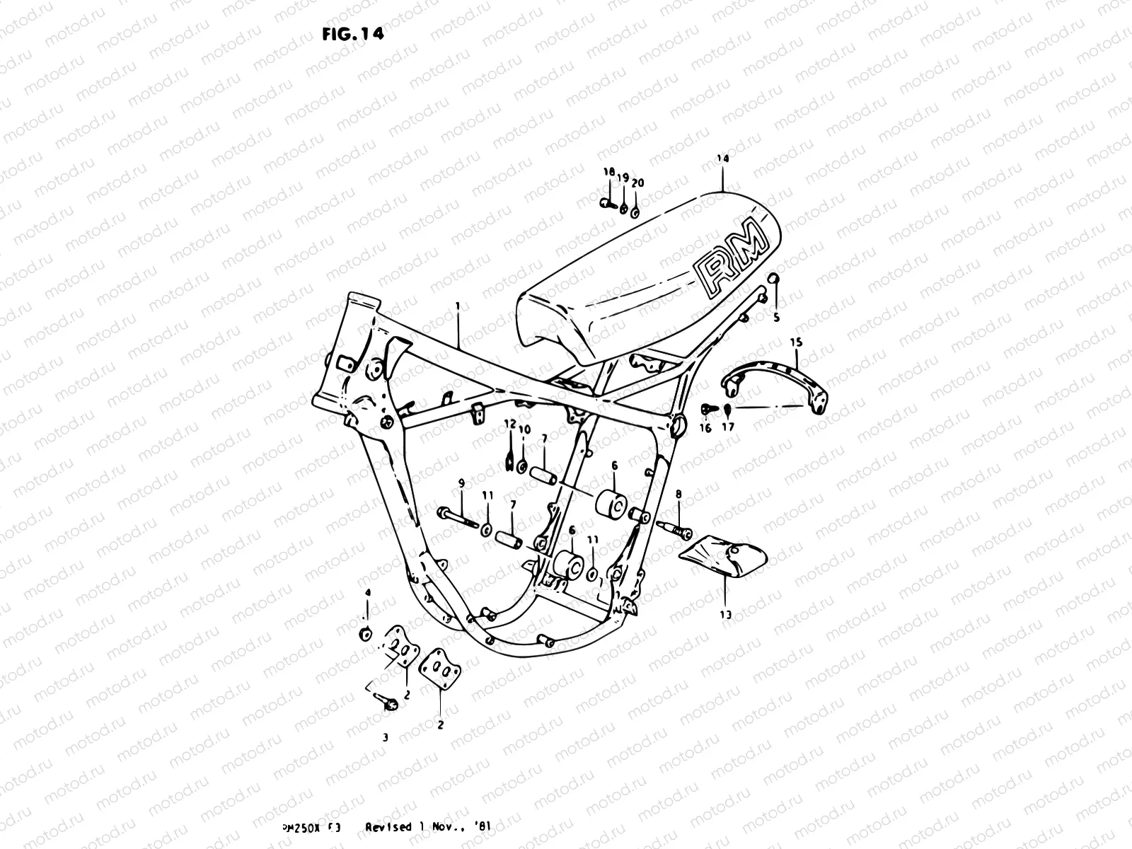 14 - FRAME -SEAT