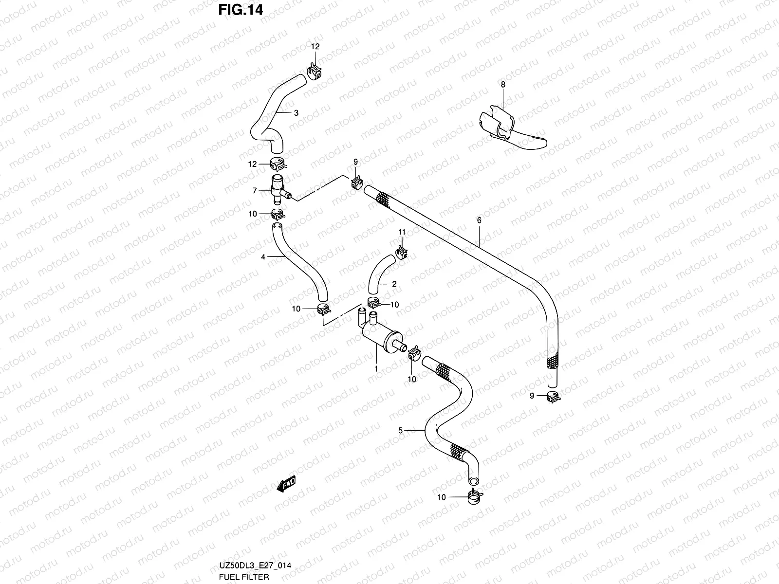 14 - FUEL FILTER