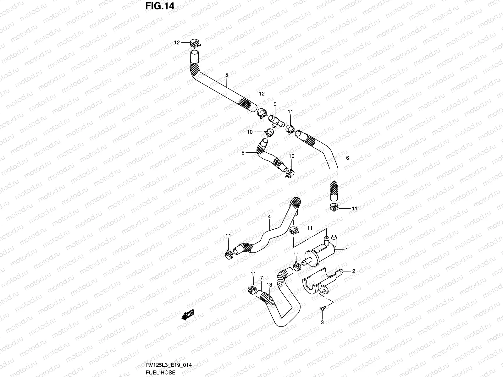 14 - FUEL HOSE