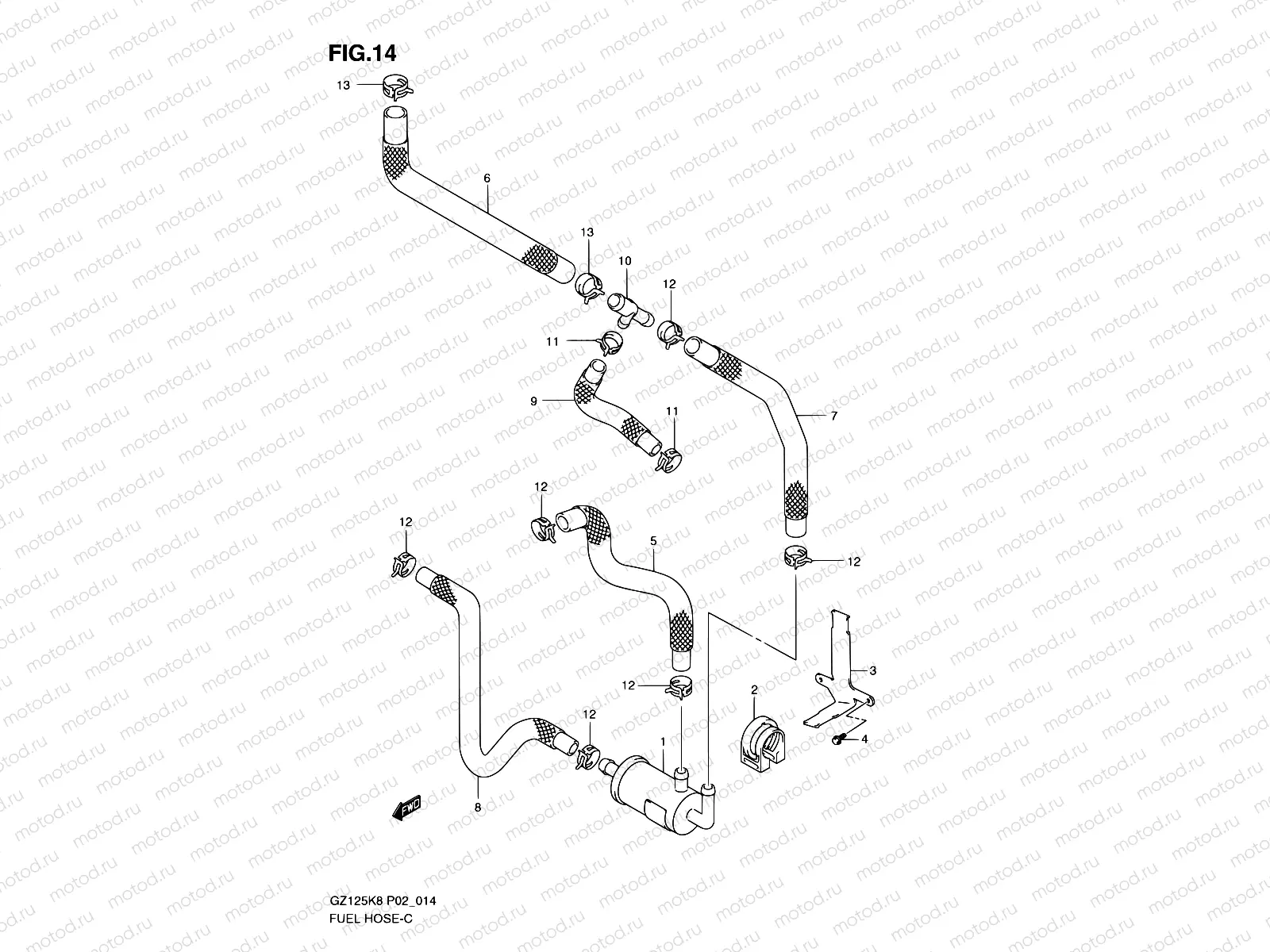14 - FUEL HOSE