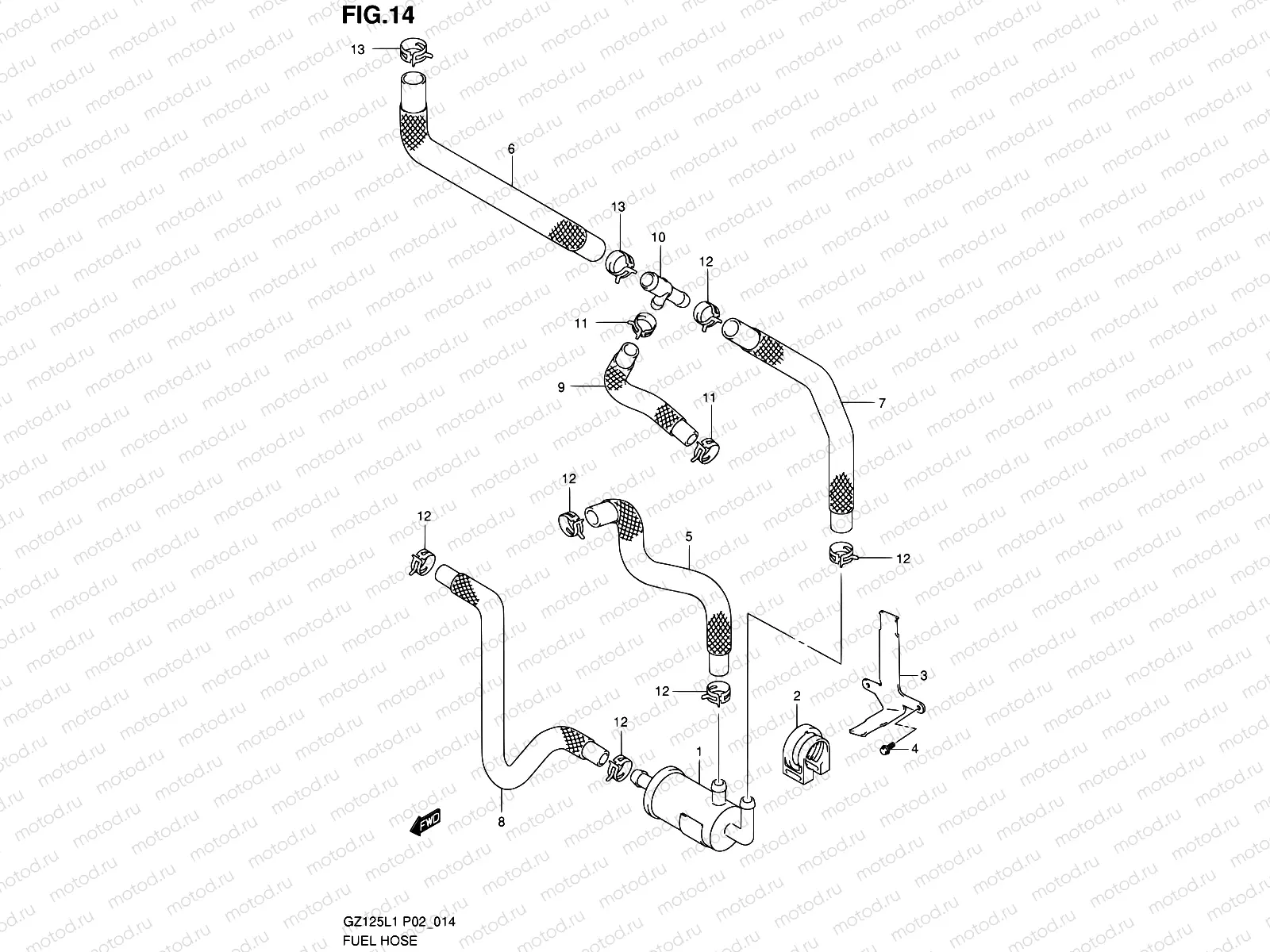 14 - FUEL HOSE