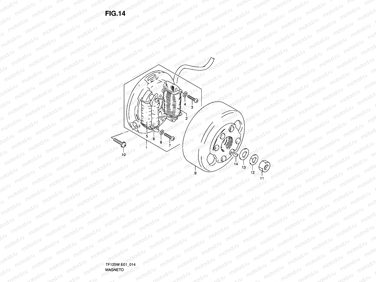 14 - MAGNETO (MODEL X E06,E24)