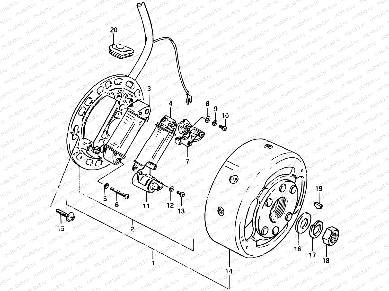 14 - MAGNETO (TS125ERX)