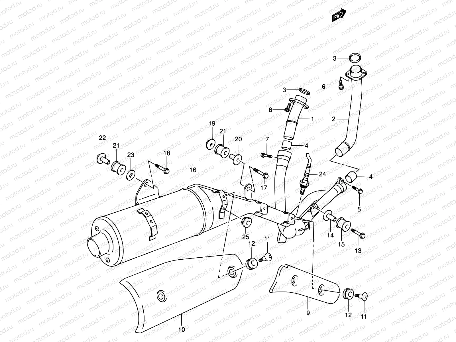 14 - MUFFLER