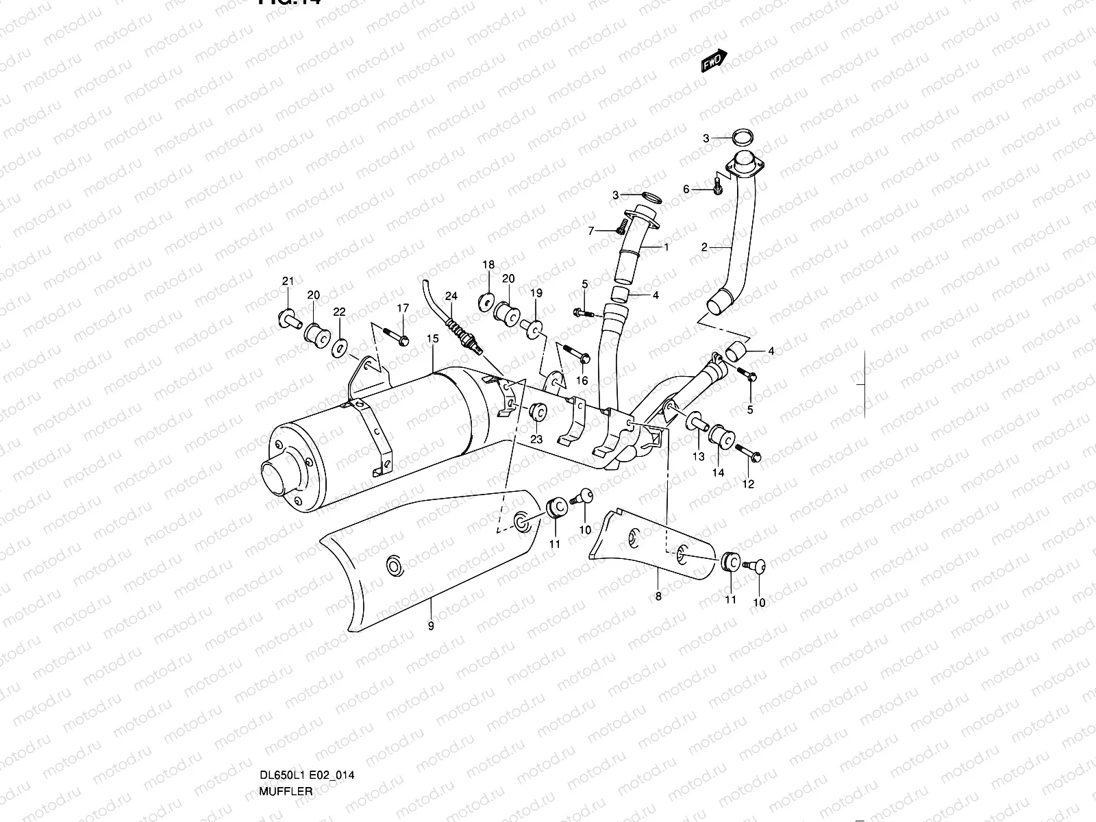 14 - MUFFLER
