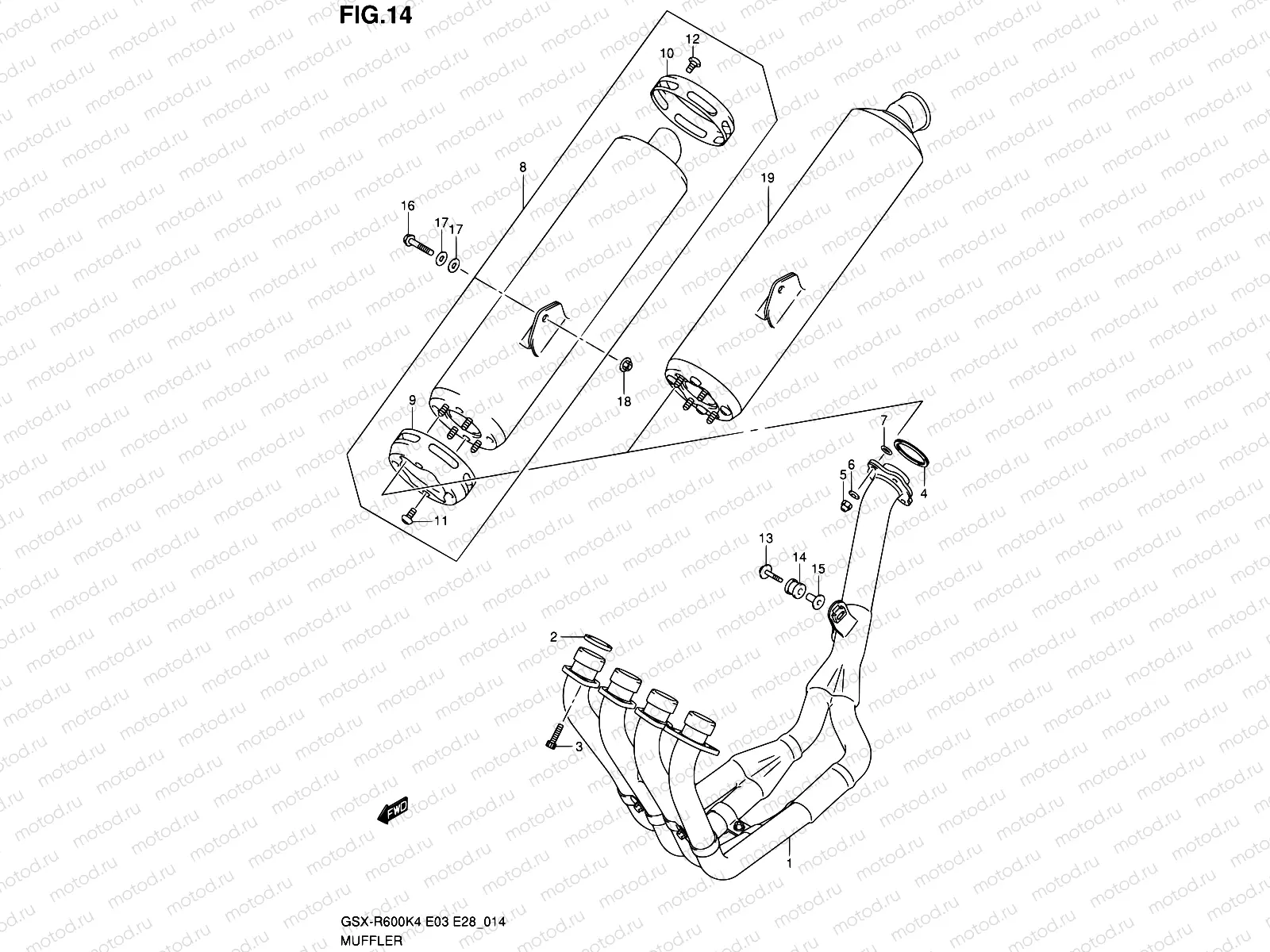 14 - MUFFLER
