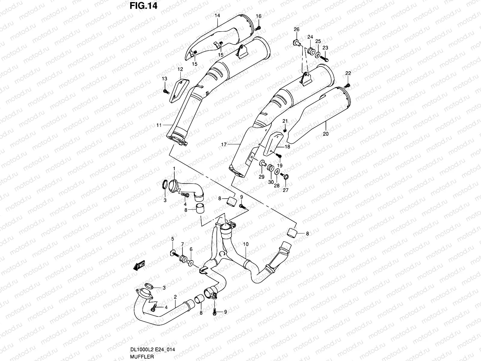 14 - MUFFLER