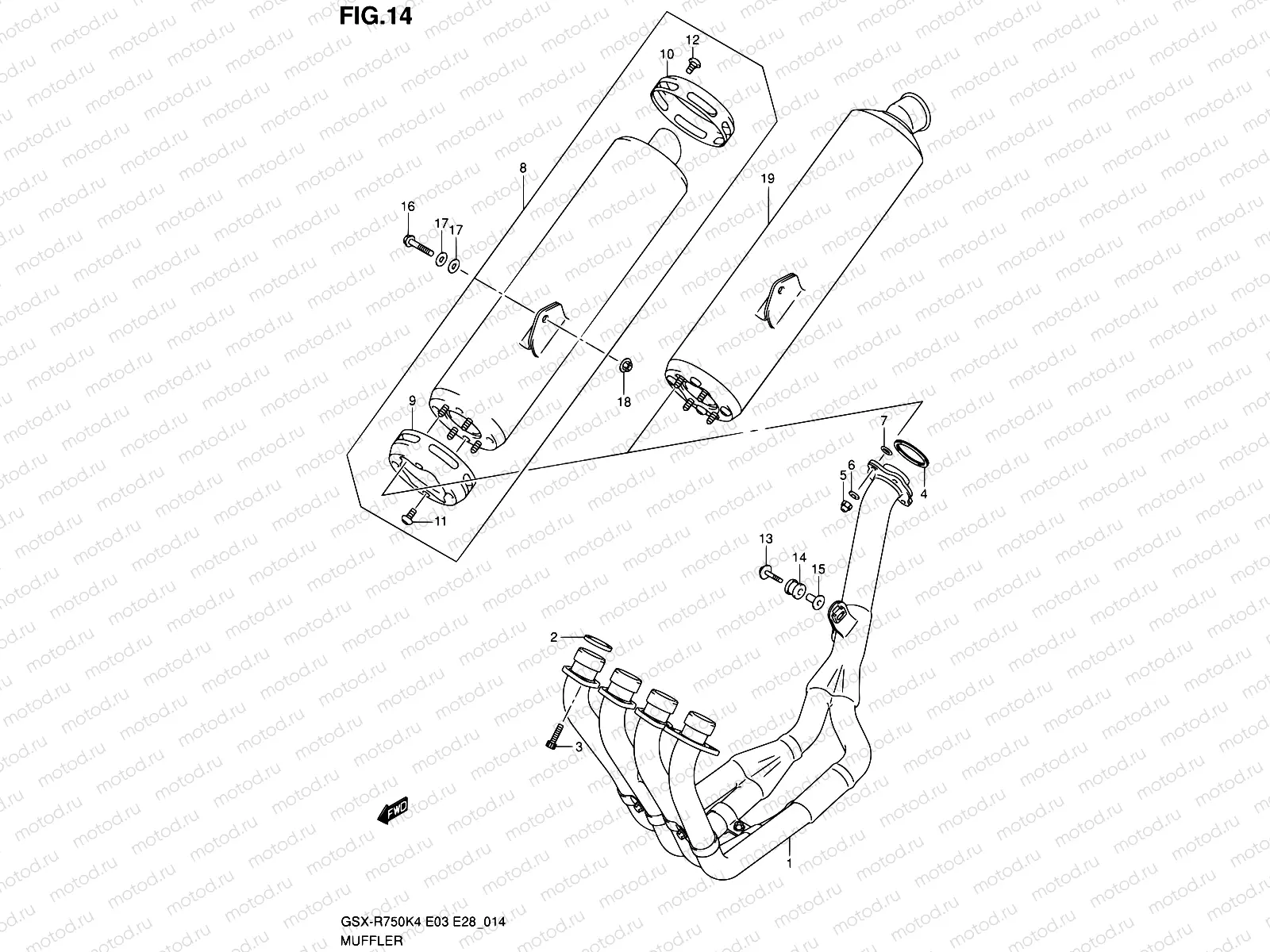 14 - MUFFLER