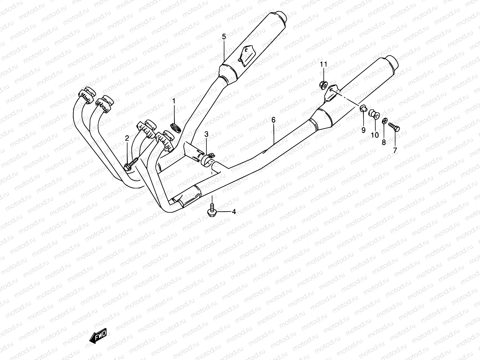 14 - MUFFLER (MODEL J)