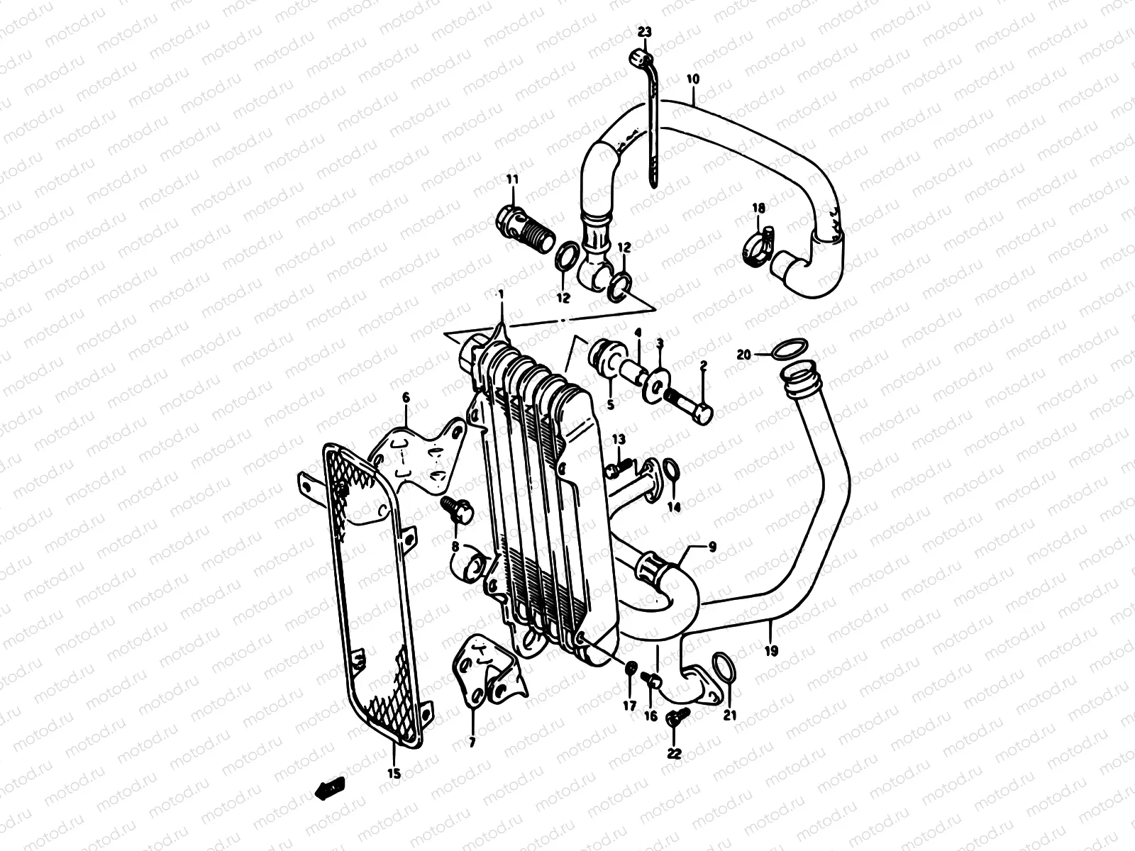 14 - OIL COOLER