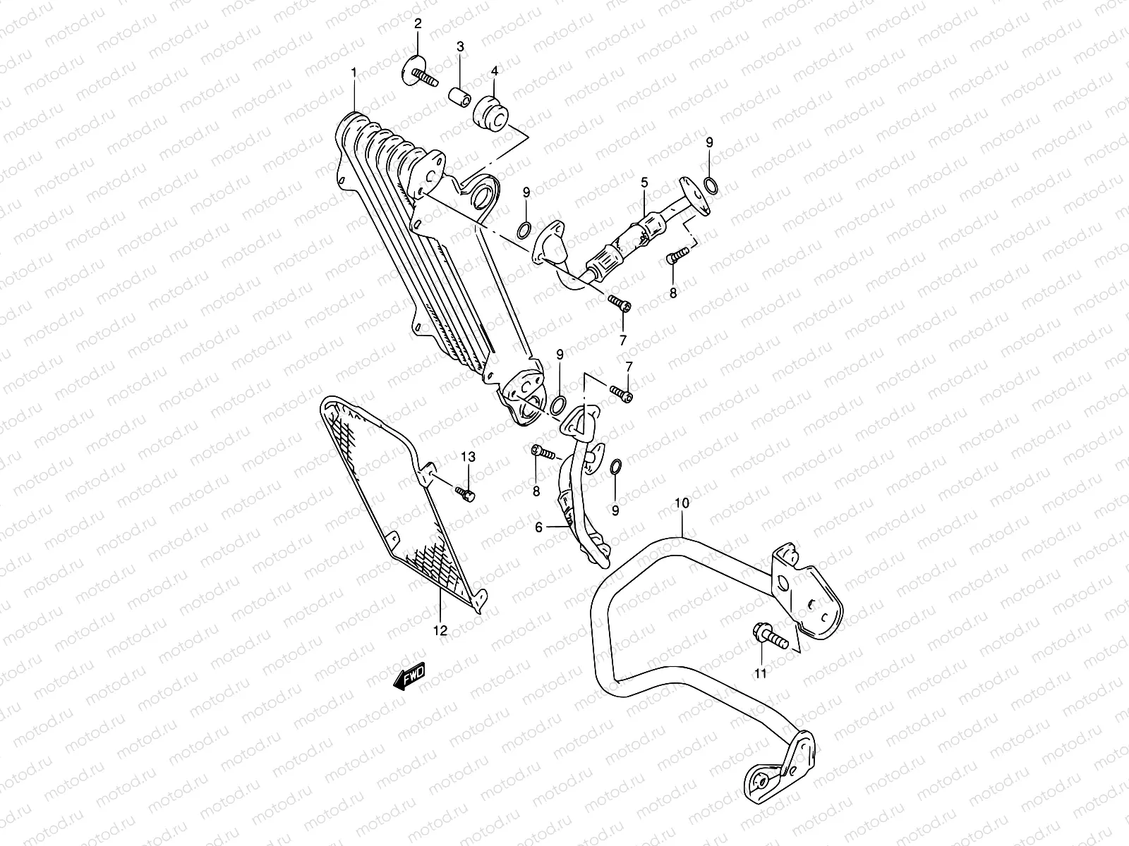 14 - OIL COOLER