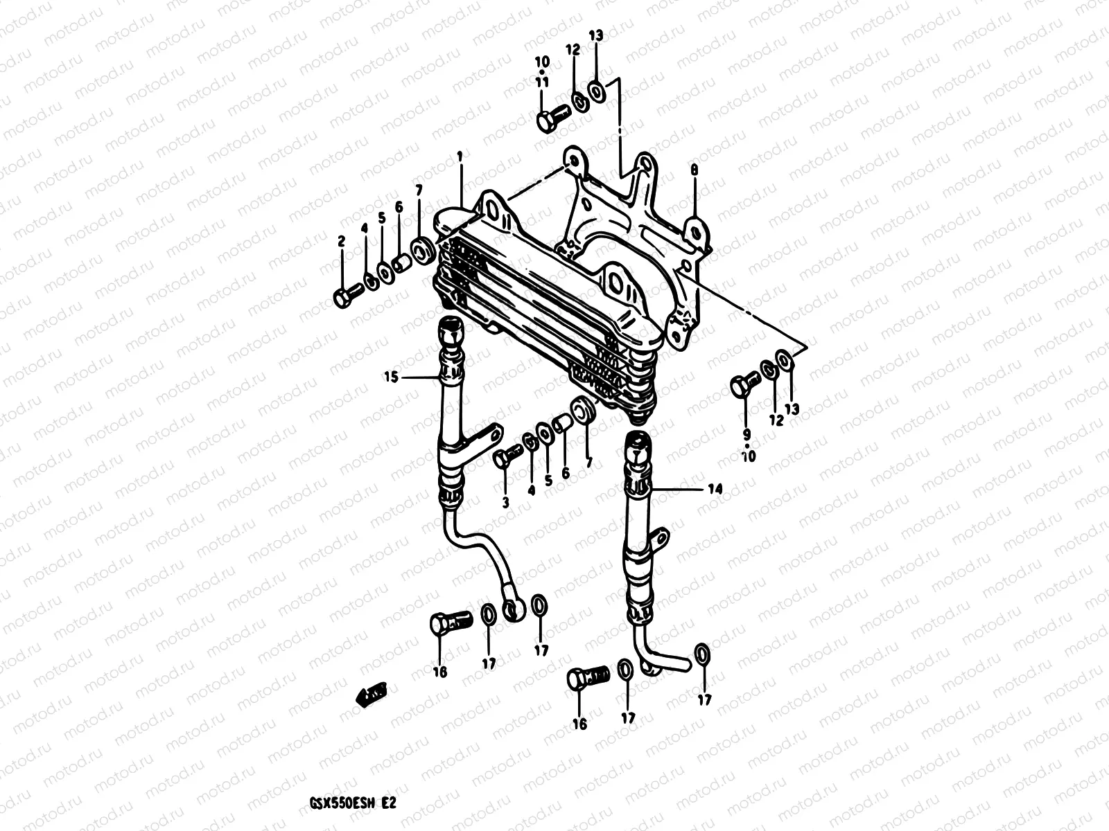 14 - OIL COOLER