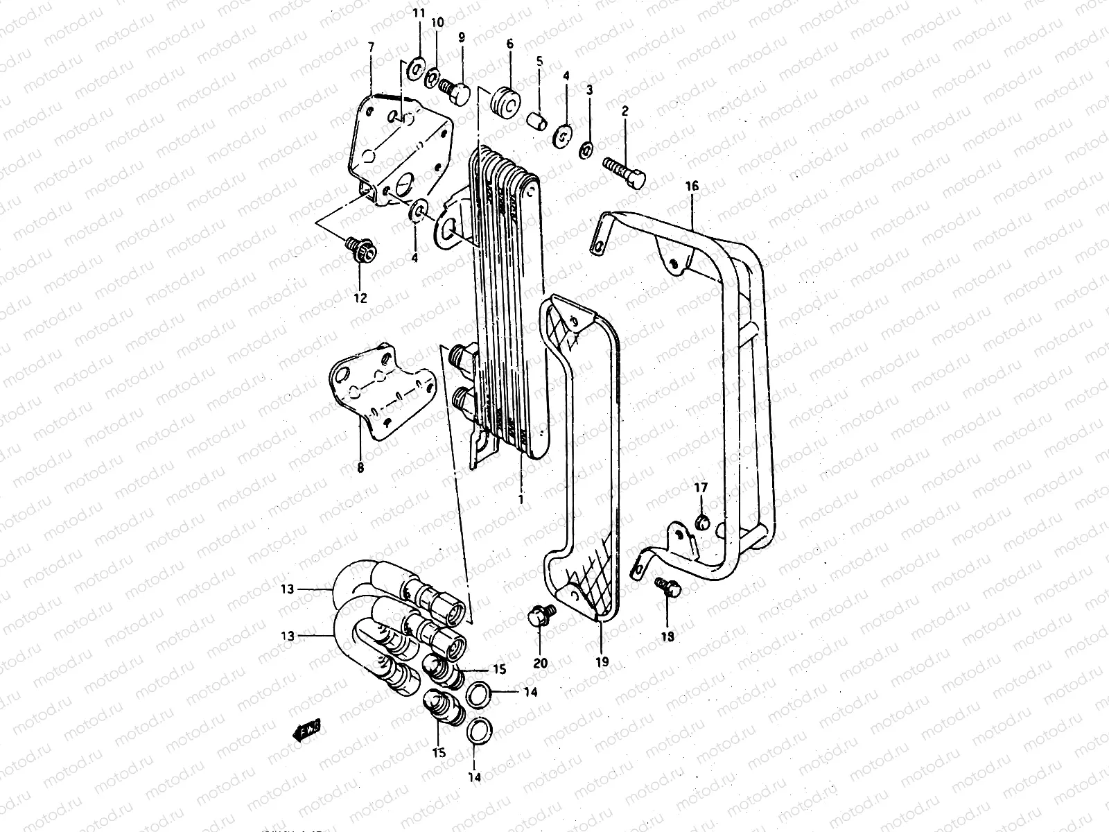 14 - OIL COOLER