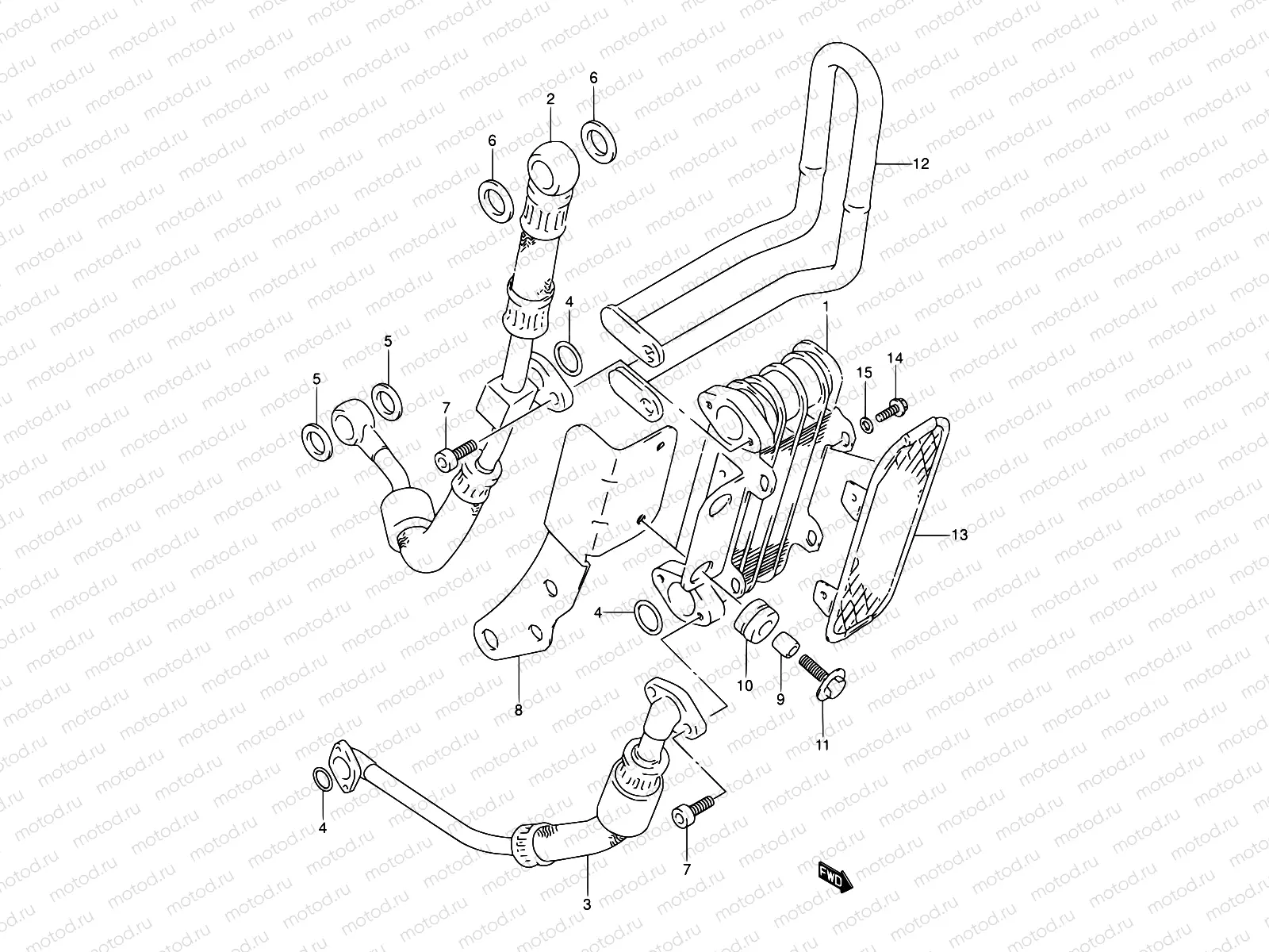 14 - OIL COOLER (OPTIONAL)