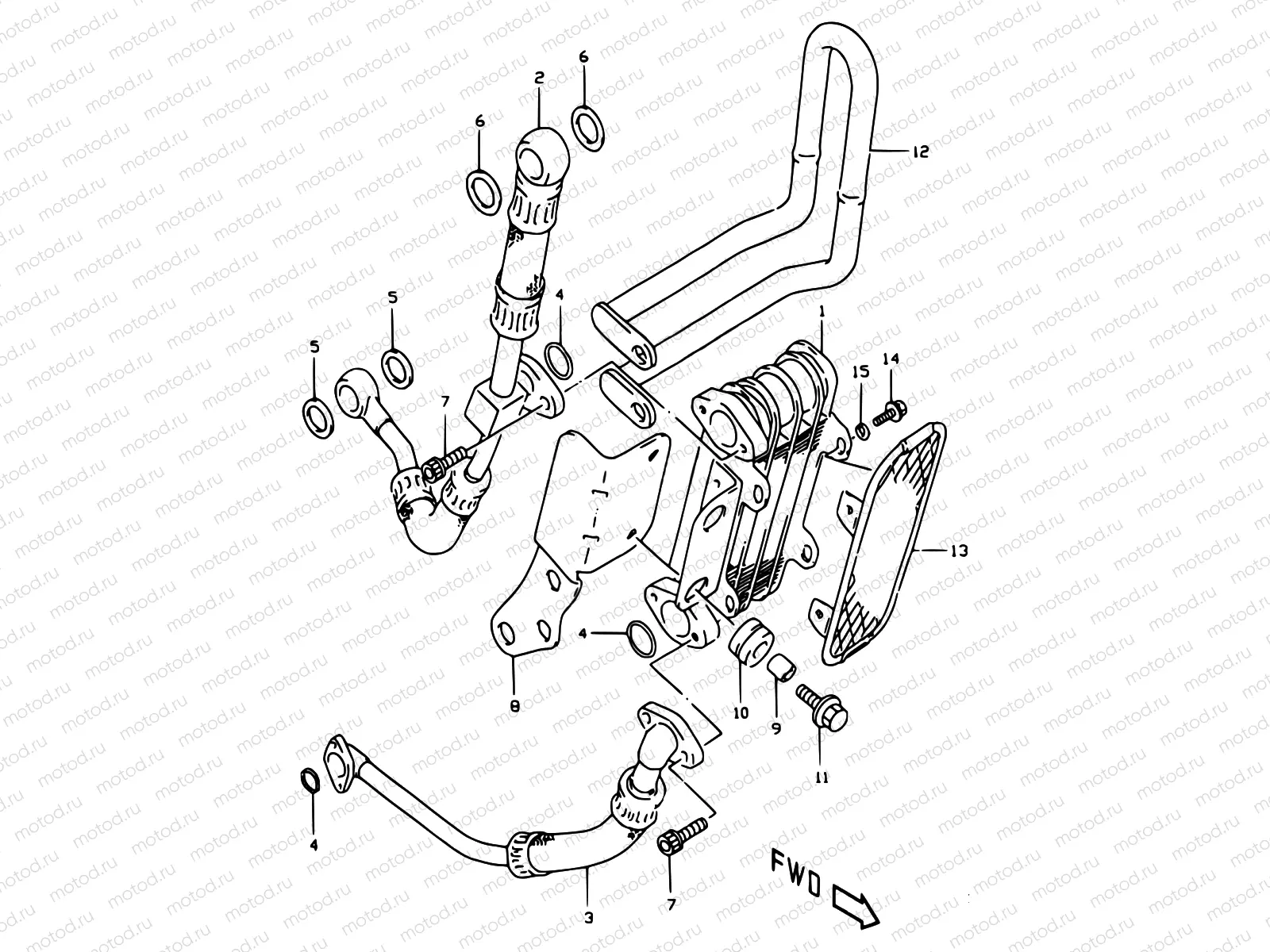14 - OIL COOLER (OPTIONAL)