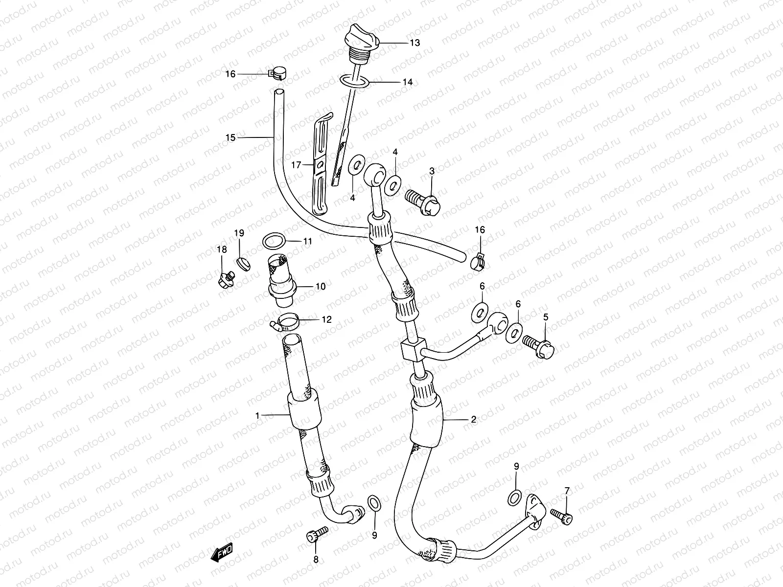 14 - OIL HOSE