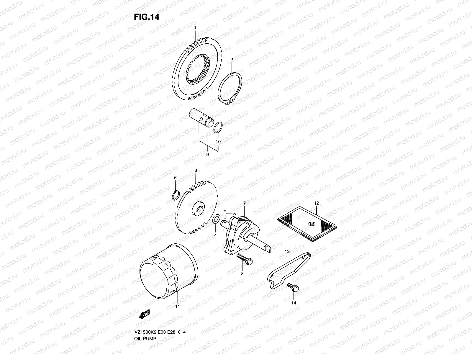 14 - OIL PUMP