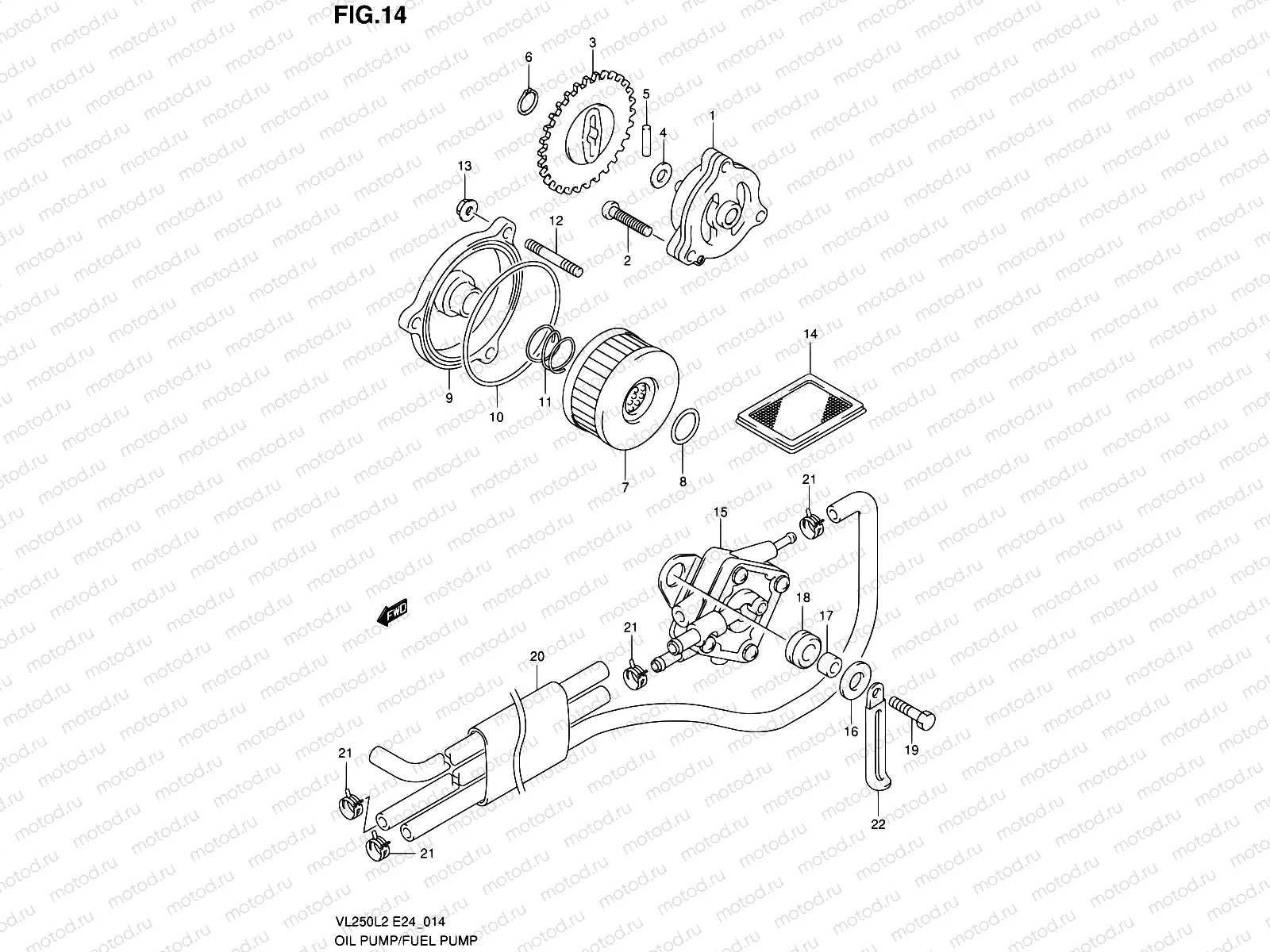 14 - OIL PUMP - FUEL PUMP