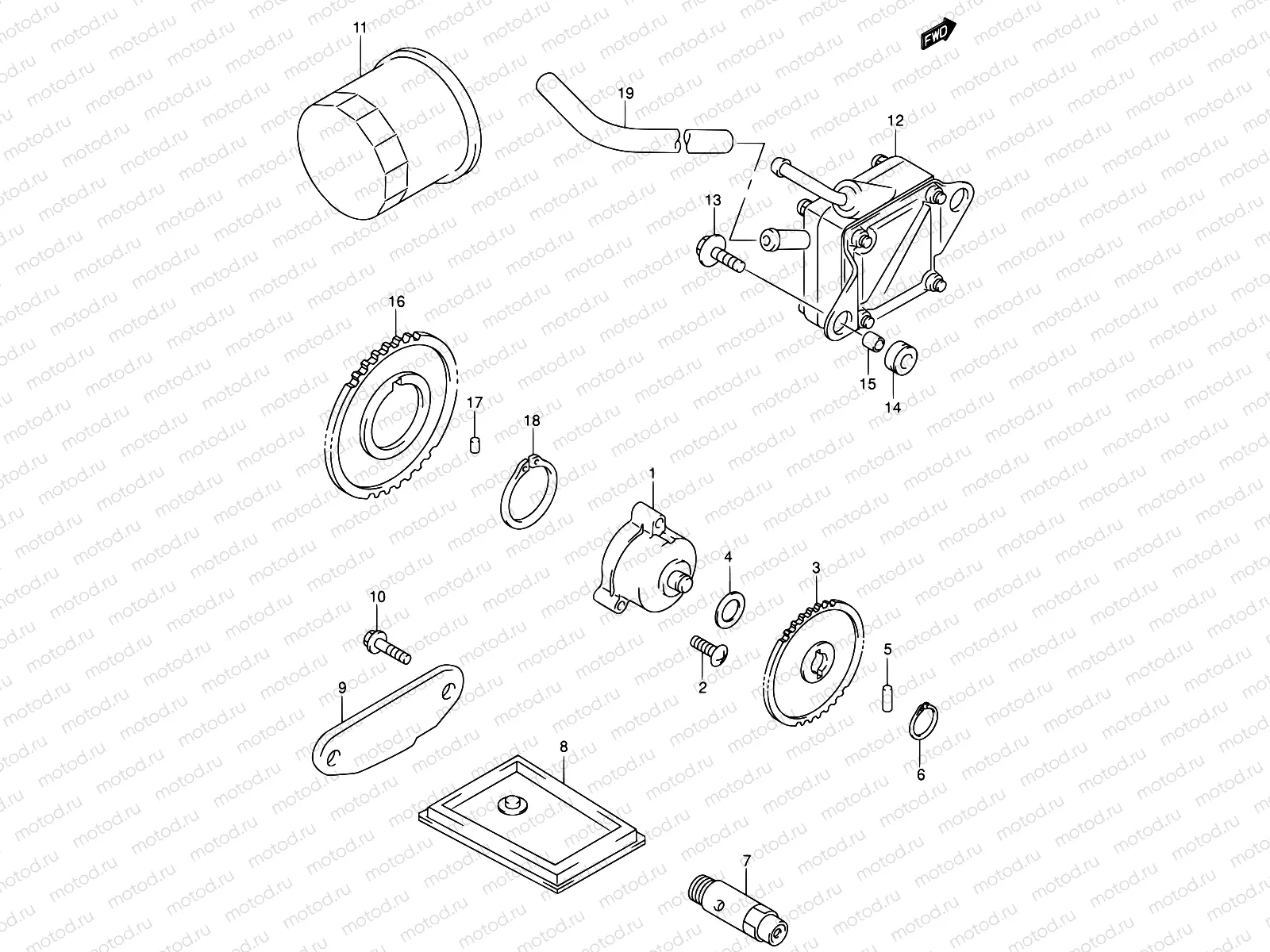 14 - OIL PUMP / FUEL PUMP