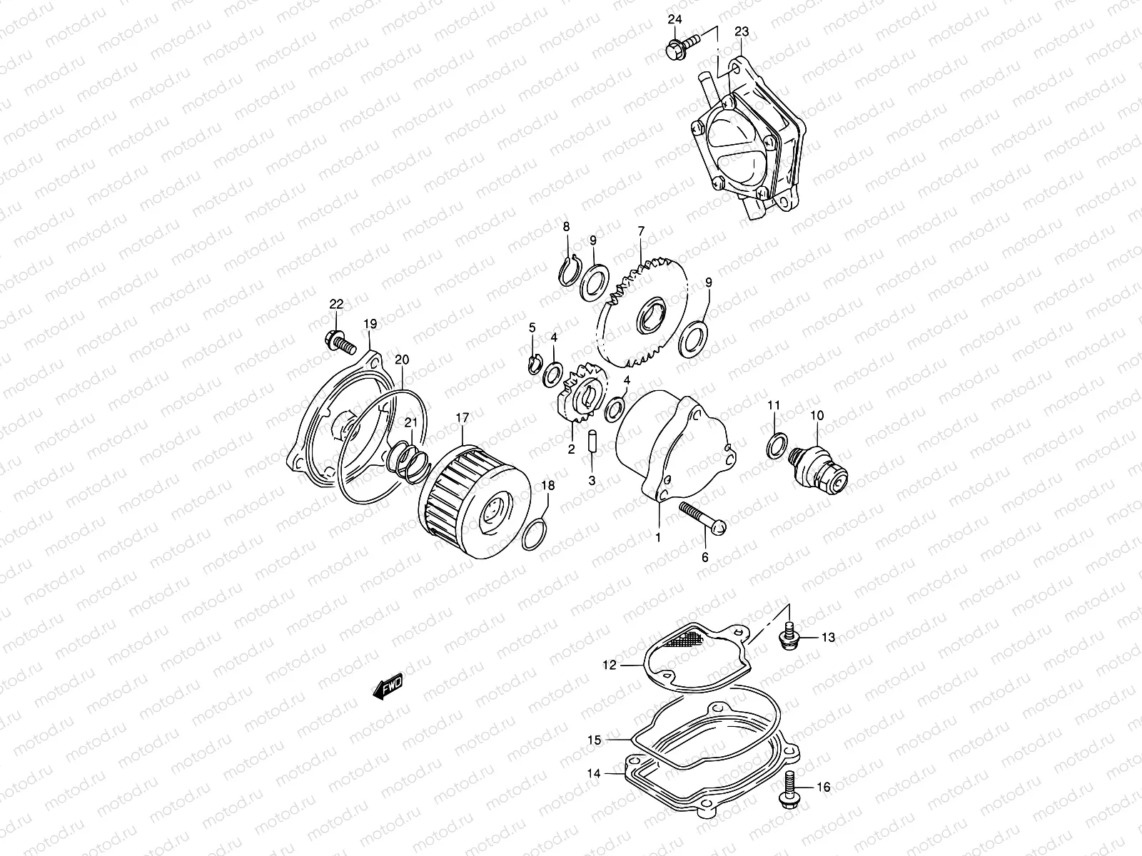 14 - OIL PUMP - FUEL PUMP
