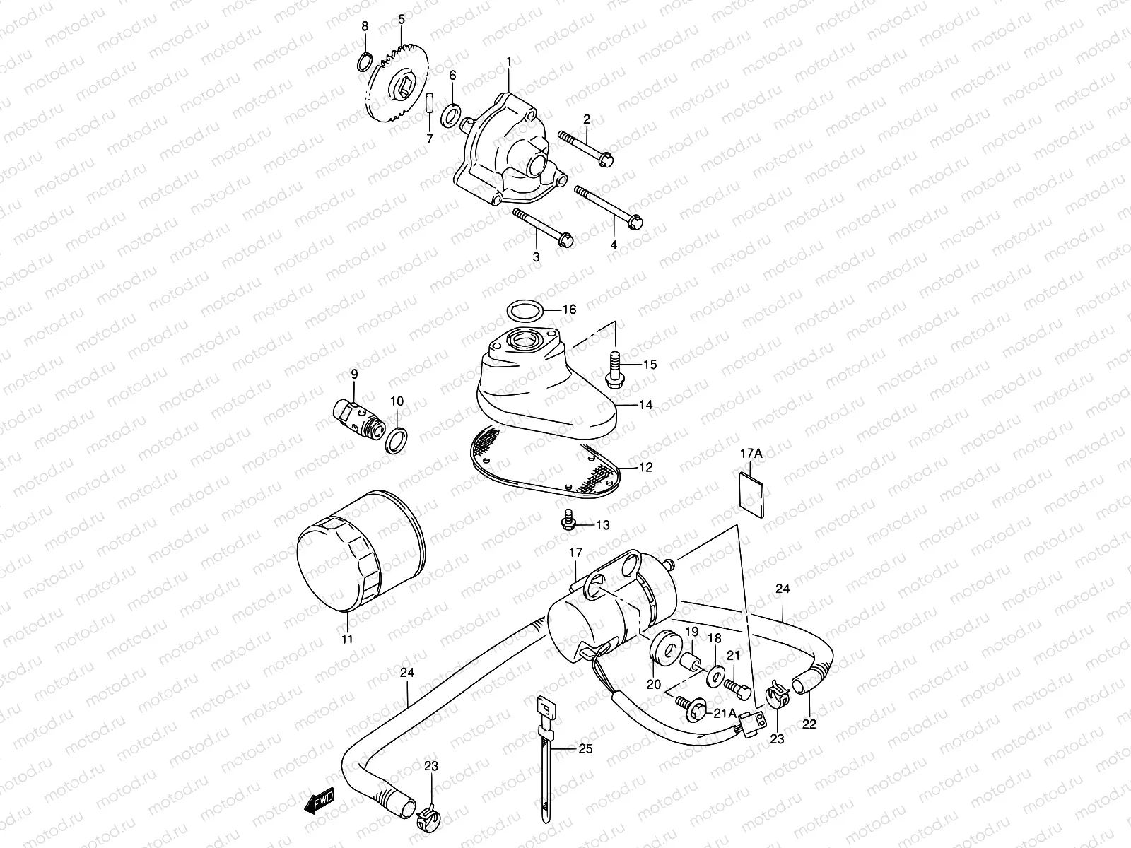 14 - OIL PUMP/FUEL PUMP
