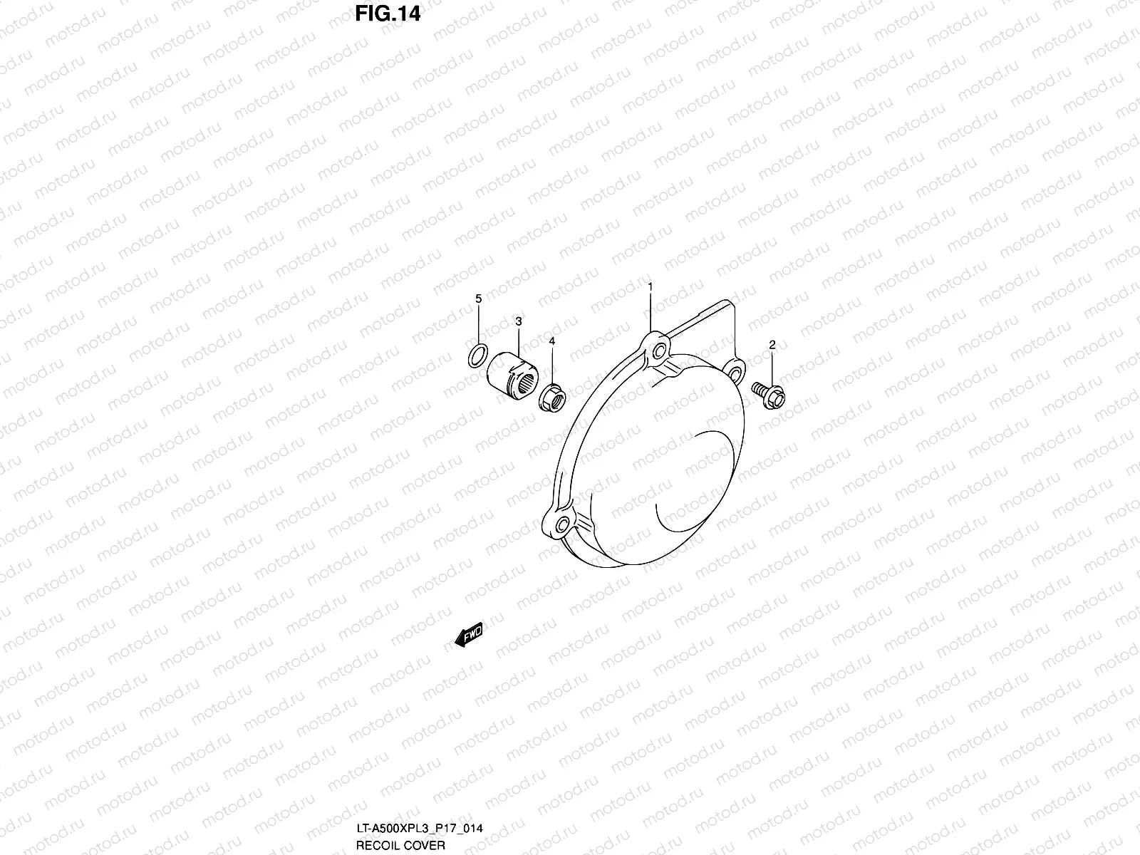 14 - RECOIL COVER