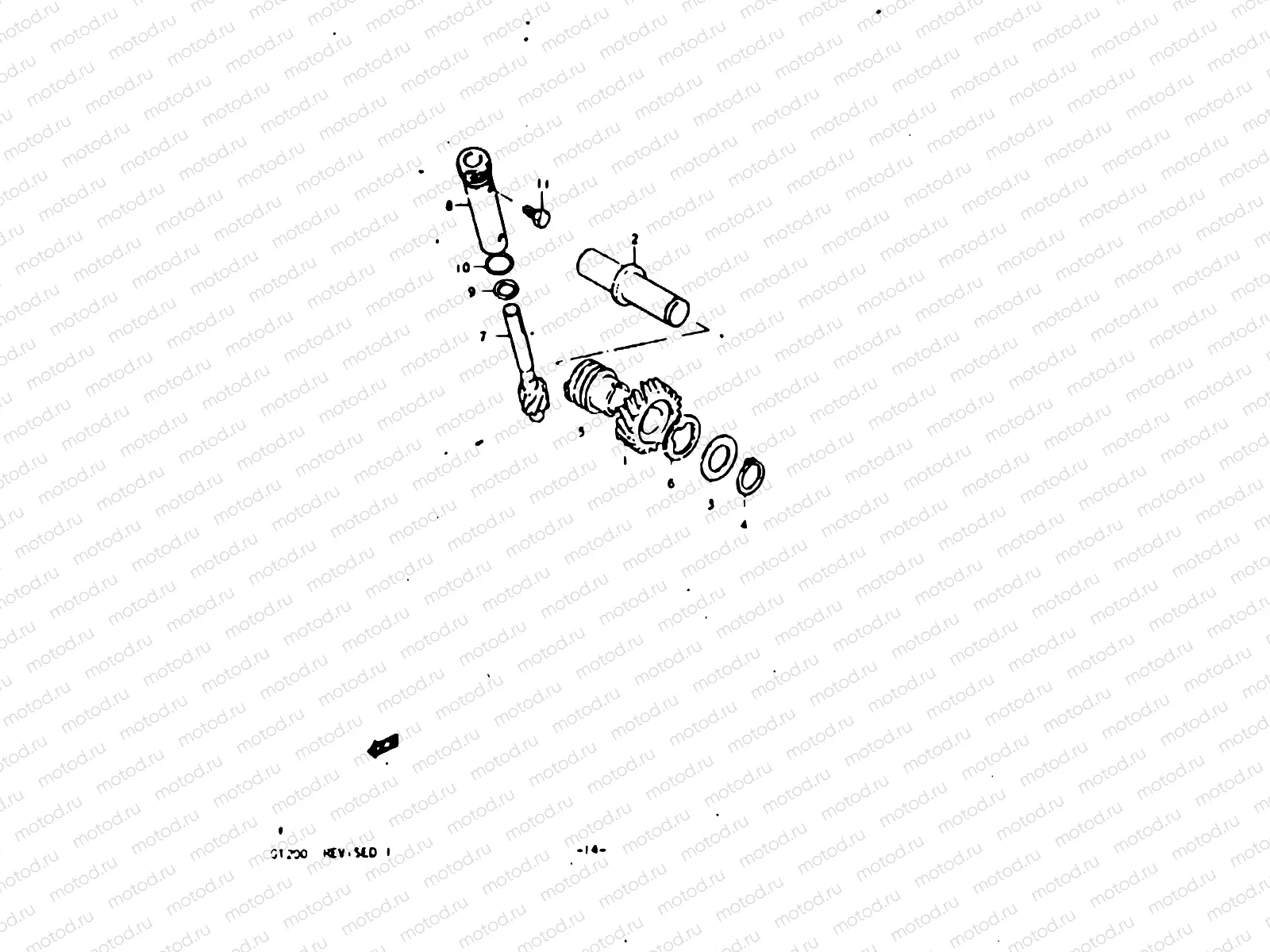 14 - TACHOMETER GEAR