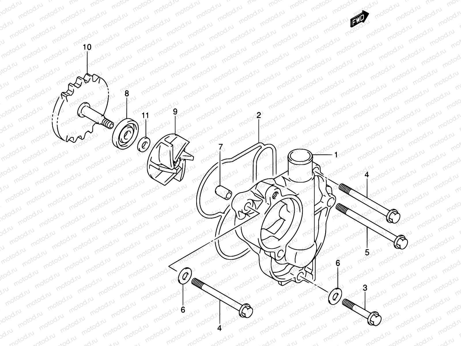 14 - WATER PUMP
