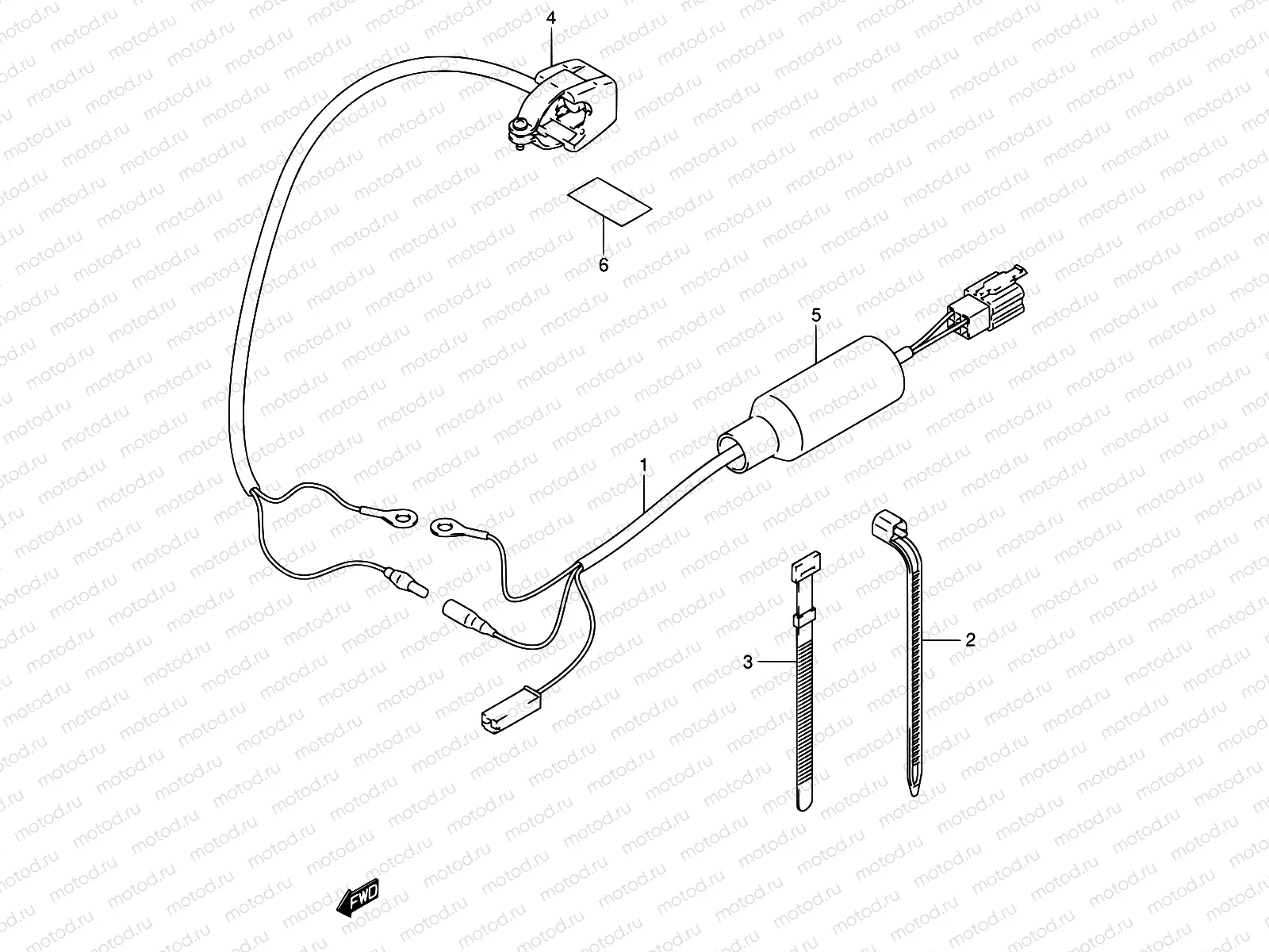 14 - WIRING HARNESS (MODEL K1)