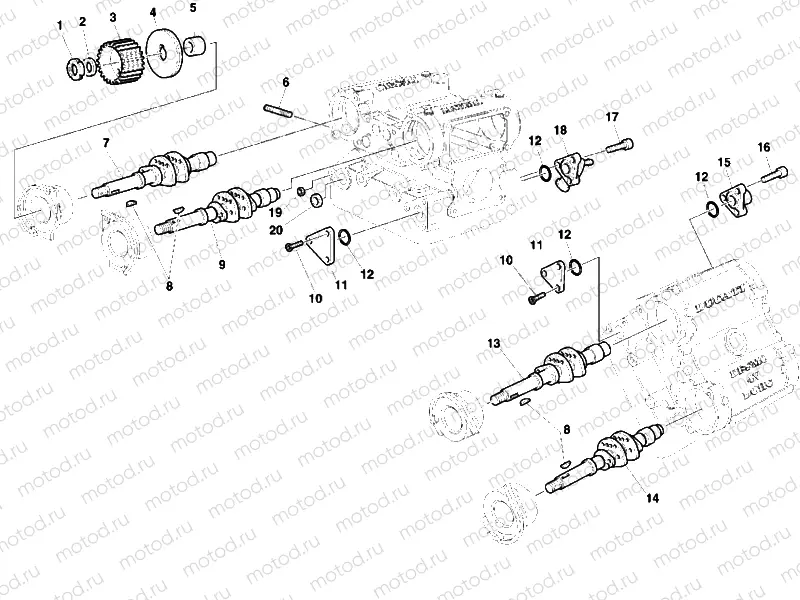 140 - CAMSHAFT » VALVE DRIVE