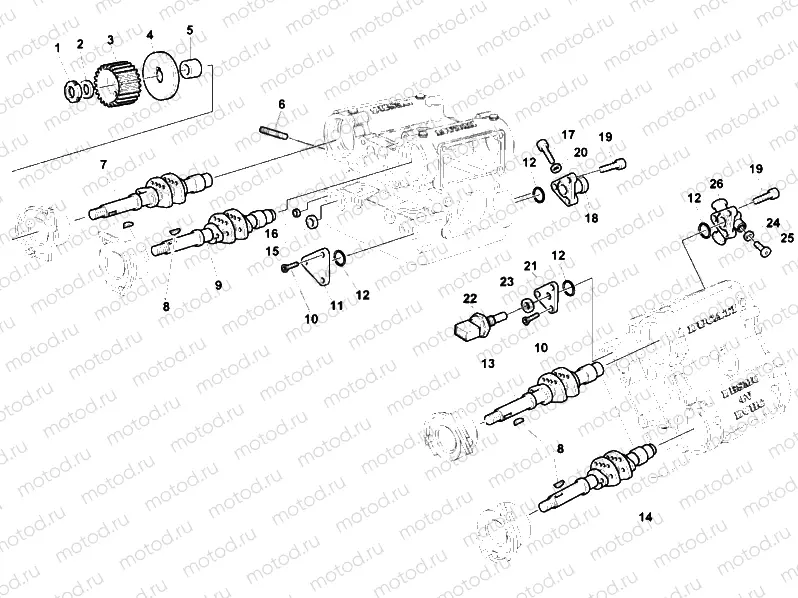 140 - CAMSHAFT » VALVE DRIVE