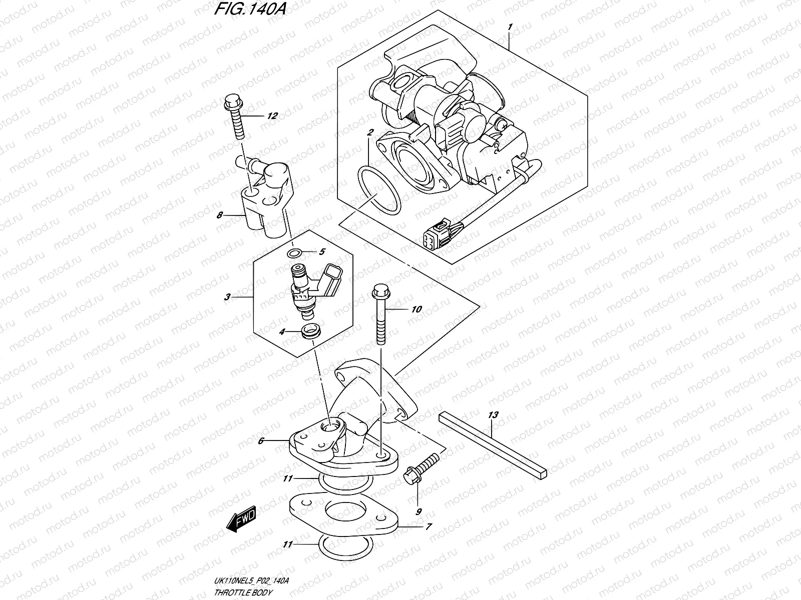140A - THROTTLE BODY
