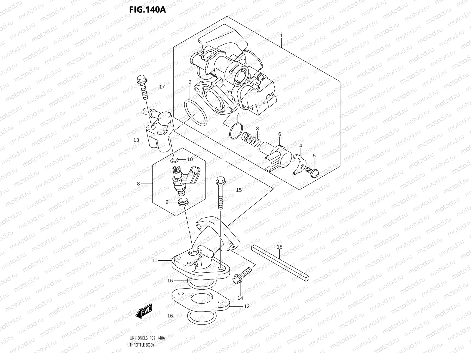 140A - THROTTLE BODY