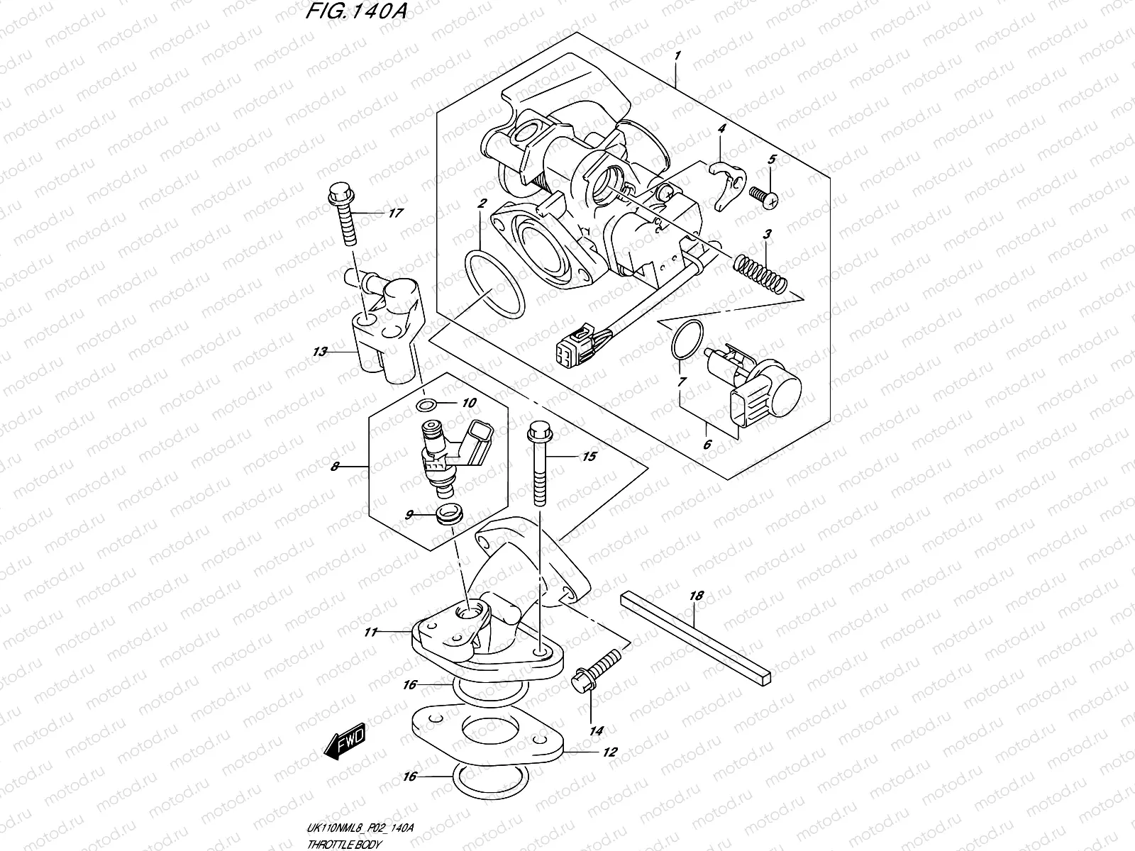 140A - THROTTLE BODY