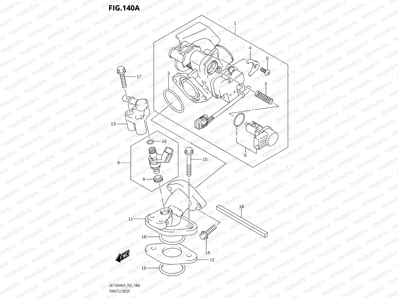 140A - THROTTLE BODY